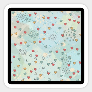 Hearts Sticker